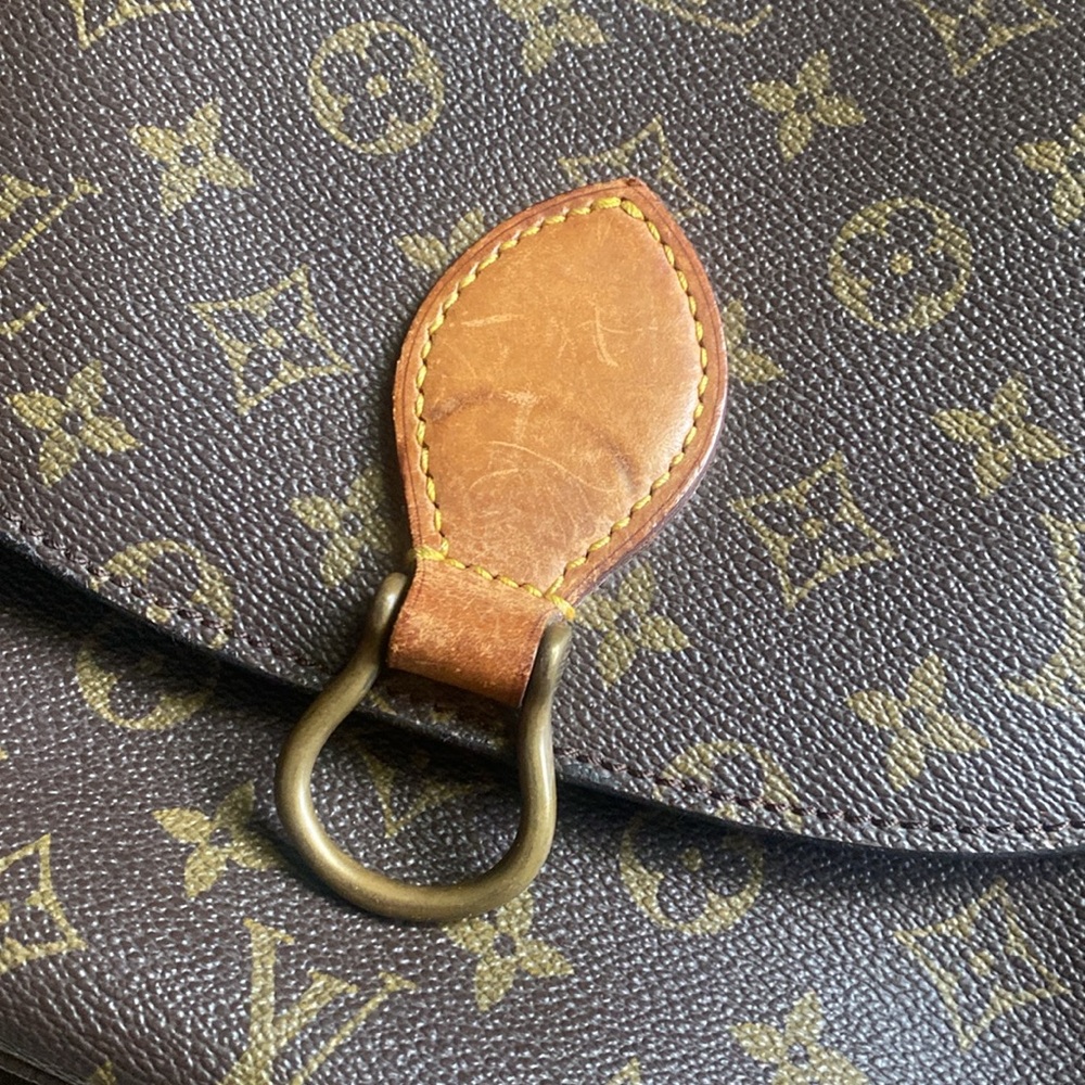 Louis Vuitton Brown and Gold Monogram Crossbody Bag - Picture 7 of 10